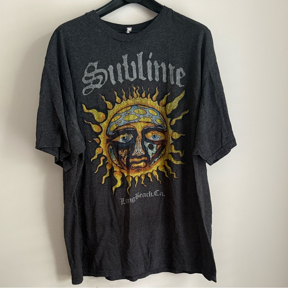 Sublime 80’s rock band Graphic T-Shirt - gray XL
